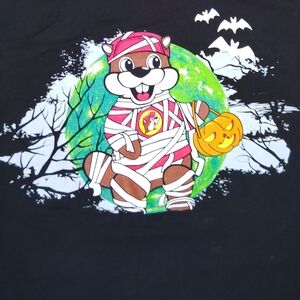Buc-ee's Boo Crew sizes S Halloween Short Sleeve  T-Shirt.   Black Glow 
l